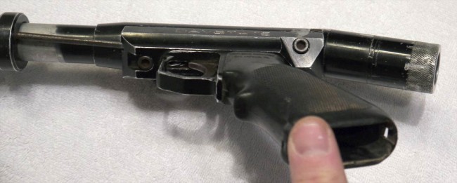 Underside of Patriot pump.