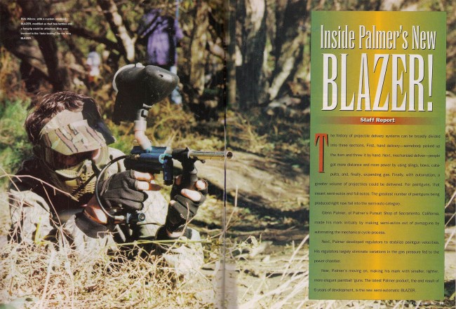 July 1997 APG spread featured Lori Wilcox, and her husband Rick shooting the Palmer's Blazer.