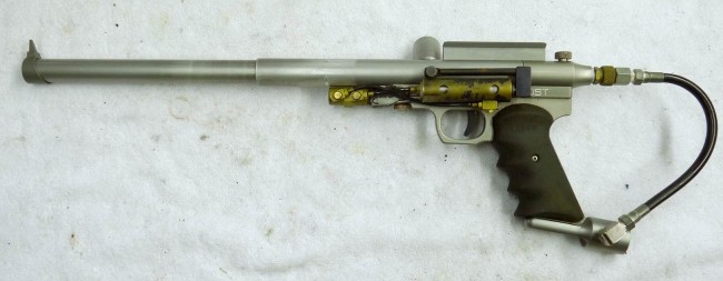 Left side of Patrick Lee's Palmer's Tornado Semi Automatic. Zoomed out.