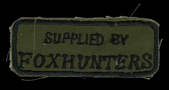 Early Foxhunters patch.