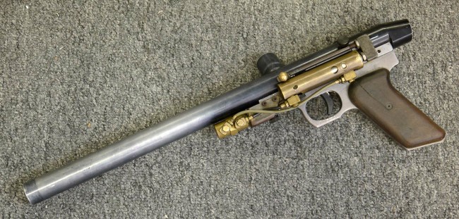 Left side of Lori Wilcox's original Palmer's Tornado, c. 1989-1990.