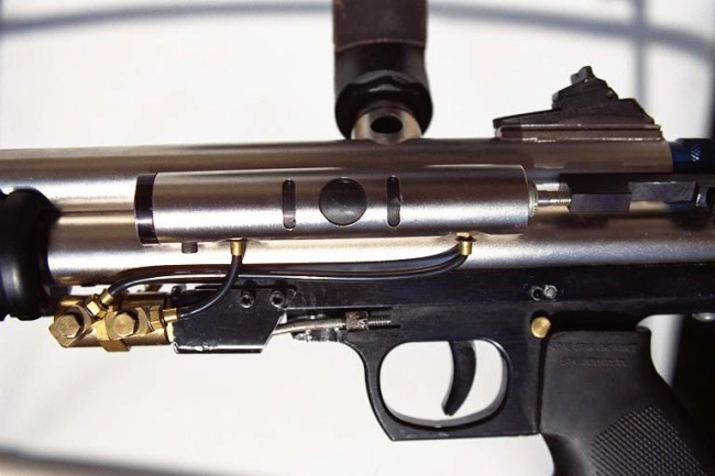 Close up on the left side of P101. C. mid 1990. Photo courtesy Glenn Palmer.