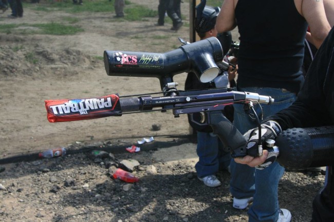 A closer shot showing Stephen's bushmaster in detail.