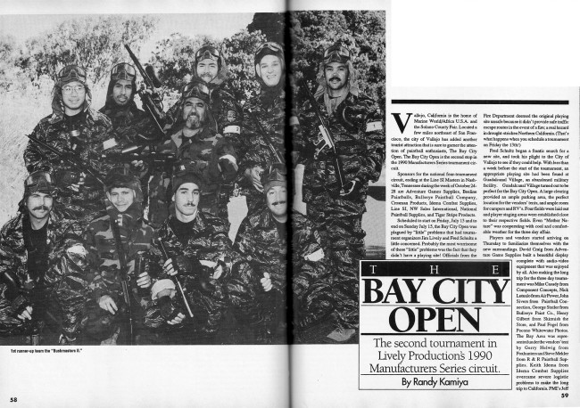 Danny and the Bushmasters in APG Dec 1990