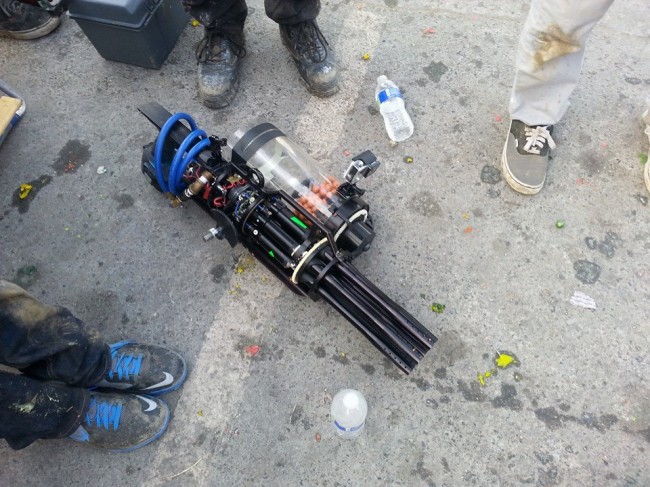 Rick Galinson's paintball minigun
