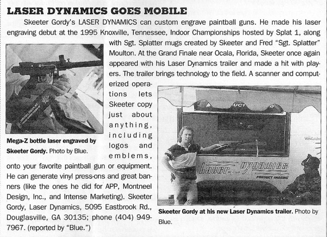 Skeeter Gordy and Laser Dynamics