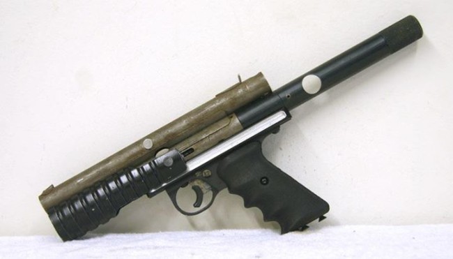 Nelson 007 with ranger rail and cocker slide frame.