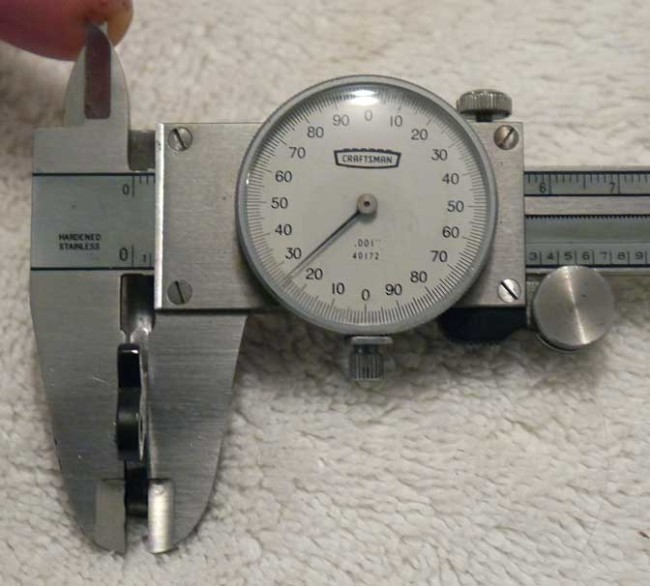 measuring the center of the trigger plate