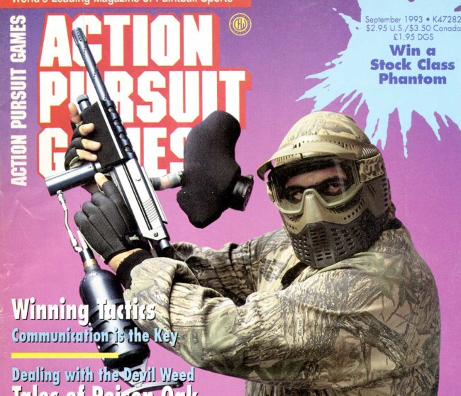 fernando Castillo of Carter Machine on the cover of APG September 1993