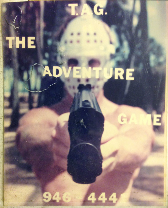 Brandon's business card for The Adventure Game