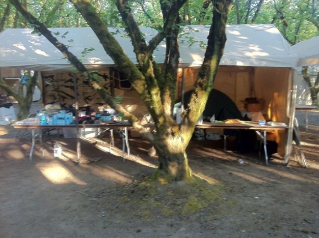 Camping location at super game