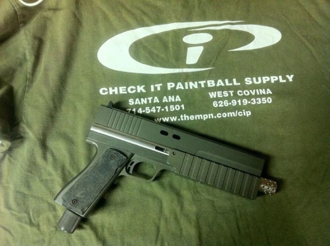 CIP Super Stock pistol and Check it shirt