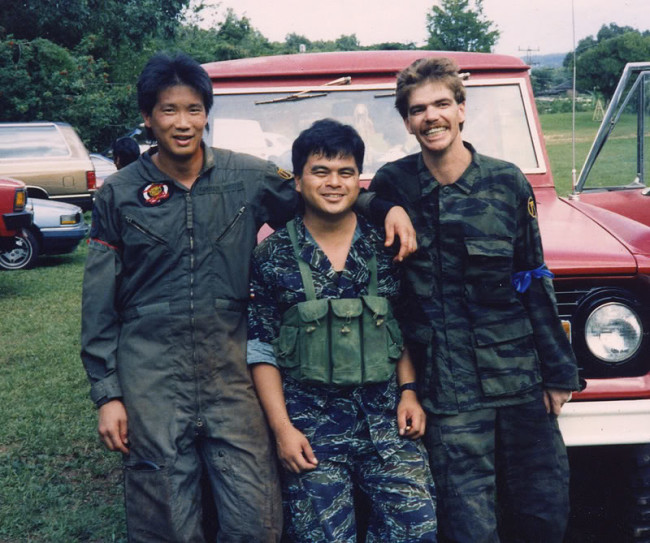 Dave Loo, Brandon Cayetano and Tim Stone in Hawaii