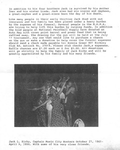 Jack kirby write up in mspa newsletter 2