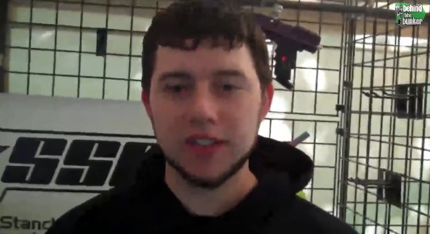 Ryan on behind the bunker