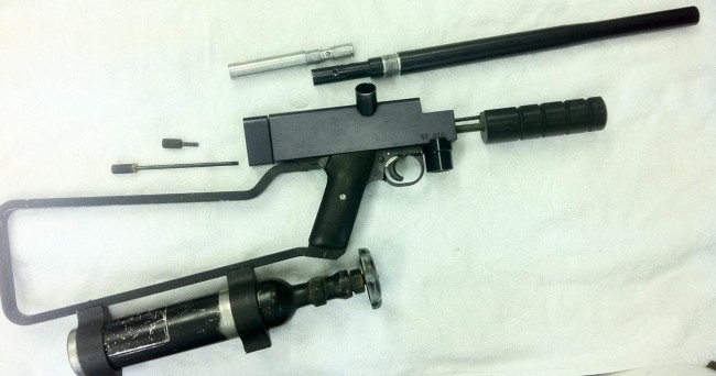 Left side view of the 62 caliber sniper 1