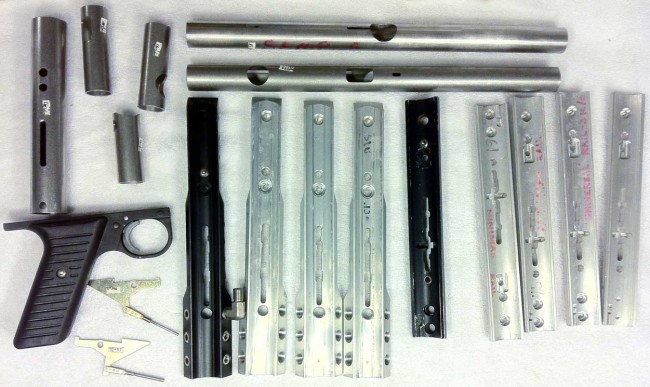 Automag Prototype Parts and rails
