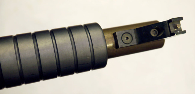 top view of the front sight