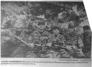 Brush Bandits team photo c.1992 in the herald.