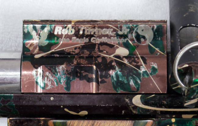 Sight Rail engraved by Skeeter Gordy