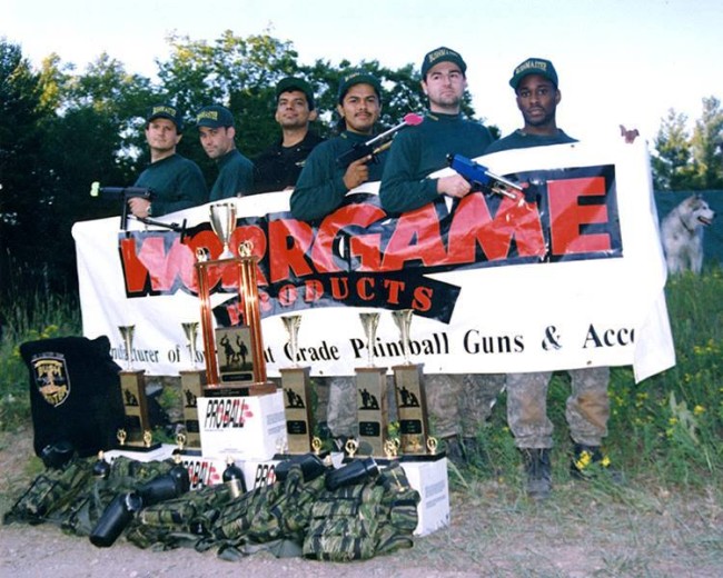 Bushmasters with worrgame banner