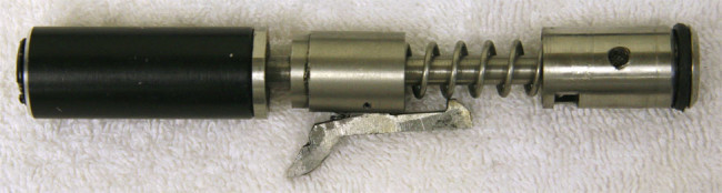 internals removed from grip frame tray.