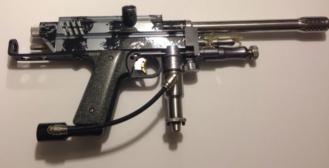 Right side view of Bob Long Signature Series Autococker