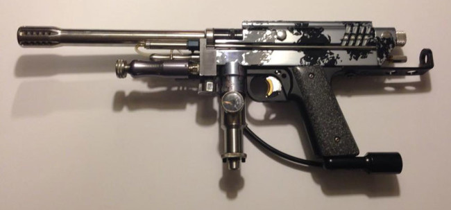 Left side view of Bob Long Autoocker