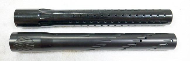 Fronts of OTP and Circle barrels.