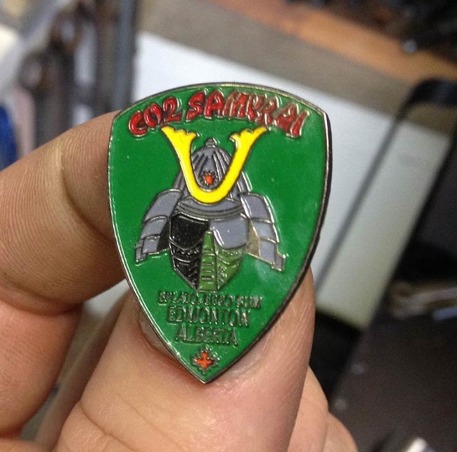 Co2 samurai Pin