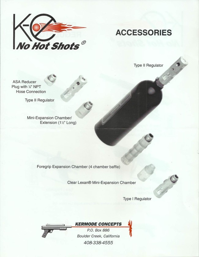 K-C No Hot Shot's front side of product pamphlet
