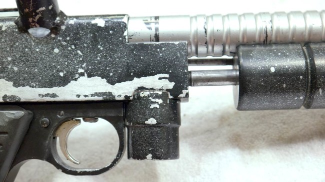 paint removed from serial.