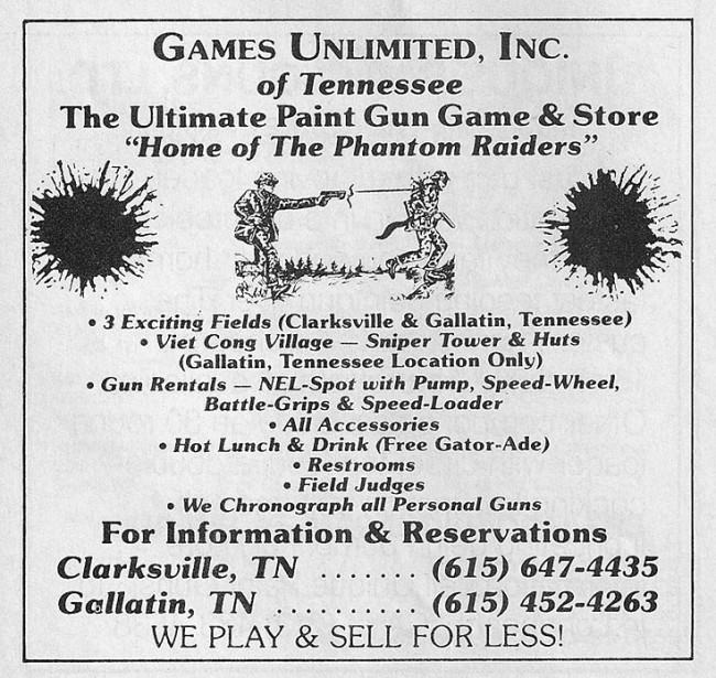 Games Unlimited September 1989 Paintcheck.