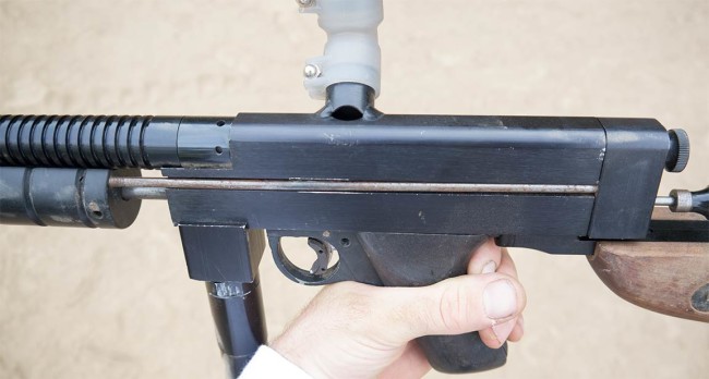 Top view of Welded feedneck on sniper 1 71.