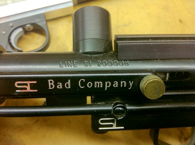 Serial number on a line si bushmaster body