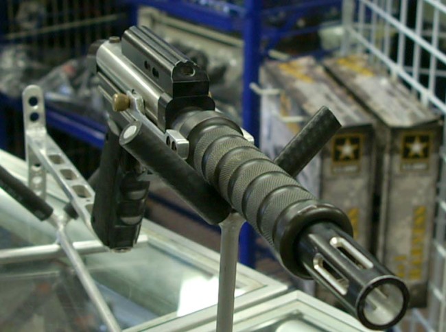 Front of barrel on maximaster.