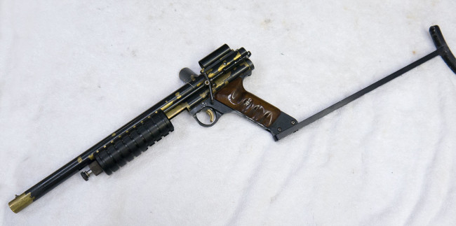 Tosh Annihilator with Stan Stock, left side view.