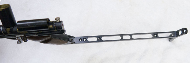 Top view of lightened Stan Russell Stock