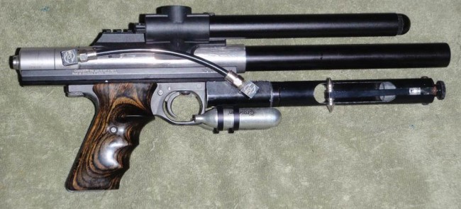 Automag pistol devolumized for 12 frams