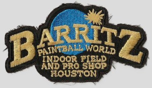 Barritz Blue Background patch.