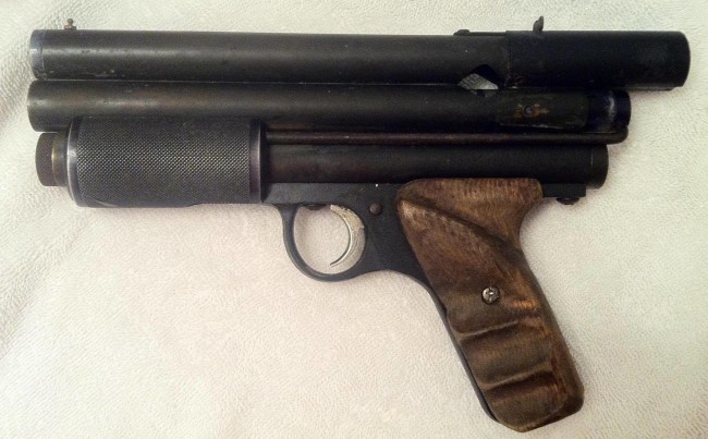 right handed wood grips on a pgp.