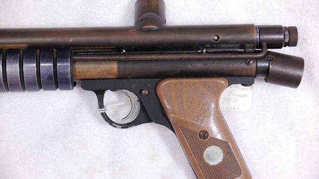 Zoomed out left side shot of copes long barrel.