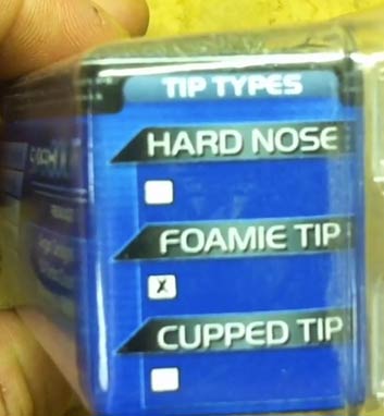 Super bolt packaging lists tip types.