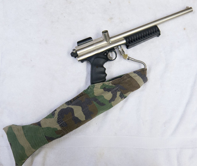 Tosh's Annihilator with custom tank cover.