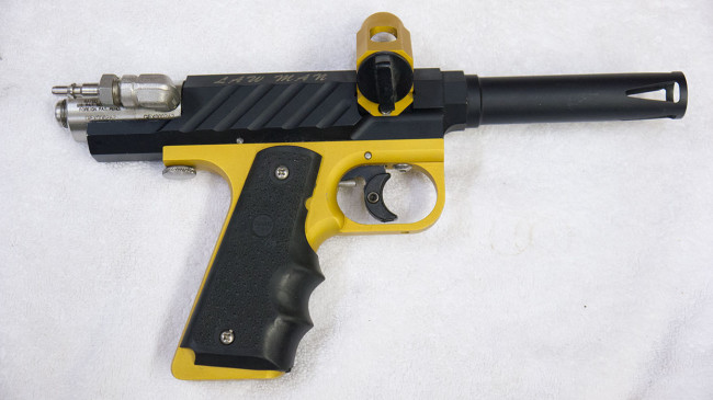 Right side zoomed out photo of Sasquatch Micromag.