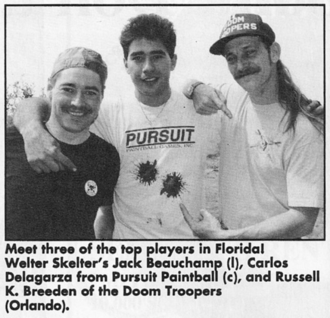 APG 1993 scan of Jack Beauchamp, Carlos Delagarza, Russell Breeden