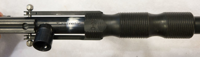 Top view of KC pump handle.