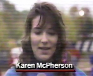 Karen McPherson of the All American's.