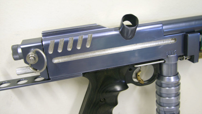 Pacific Paintball right side close up.