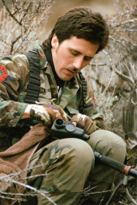 Rick Cendejas cleaning Bushmaster